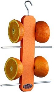 Recycled Double Oriole Fruit Stick Feeder