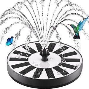 Solar Fountain Pump for Bird Baths and Gardens