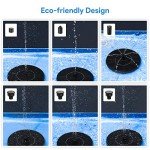 Solar Powered Floating Fountain for Bird Baths