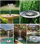 Solar Fountain Pump for Bird Baths and Gardens
