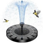 Solar Fountain Pump for Bird Bath and Garden