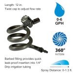 360° Flexible Drip Irrigation Mister - 12" Length