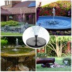 Solar Fountain Pump for Bird Bath and Garden