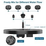 Solar Fountain Pump for Bird Bath and Garden