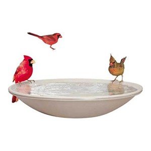 Heated Bird Bath for Decks - 20 Inches