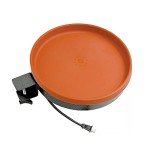 Heated Outdoor Birdbath with Mounting Options