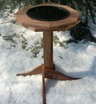 Heated Birdbath for Winter Songbirds