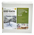 Heated Bird Bath with Stand for Winter Use