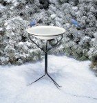 Heated Bird Bath with Stand for Winter Use