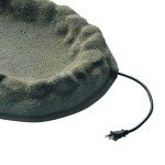 Heated Stone-Like Birdbath for All Seasons