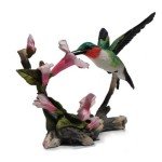 Ruby-Throated Hummingbird Statue - 5.75 Inch