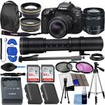Canon EOS 90D DSLR Camera Bundle with Lenses