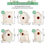 18 Pack DIY Wooden Birdhouse Kits for Kids