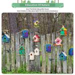 18 Pack DIY Wooden Birdhouse Kits for Kids