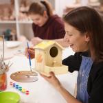 DIY Wooden Birdhouse Kit for Outdoor Fun