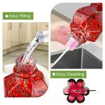 Hand Blown Glass Hummingbird Feeder, 22oz