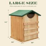 Handmade Screech Owl House - Cedar Wood - Easy Assembly