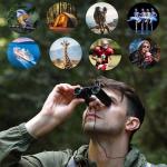 Compact 12X25 Binoculars for Bird Watching, Theater