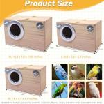 Parakeet Nest Box for Lovebirds and Parrotlets
