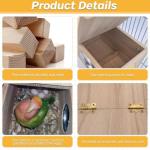 Parakeet Nest Box for Lovebirds and Parrotlets