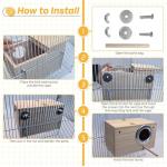 Parakeet Nest Box for Lovebirds and Parrotlets