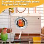 Parakeet Nest Box for Lovebirds and Parrotlets