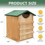 Prolee Owl House | Handmade Cedar Wood | Mount Included
