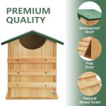Prolee Owl House | Handmade Cedar Wood | Mount Included