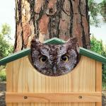 Prolee Owl House | Handmade Cedar Wood | Mount Included