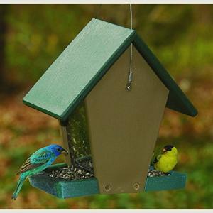 Songbird Essentials Small Hopper Feeder, Eco-friendly 1.5 Quart