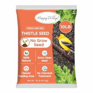 Happy Wings Nyjer Seed for Wild Birds - 10 lbs