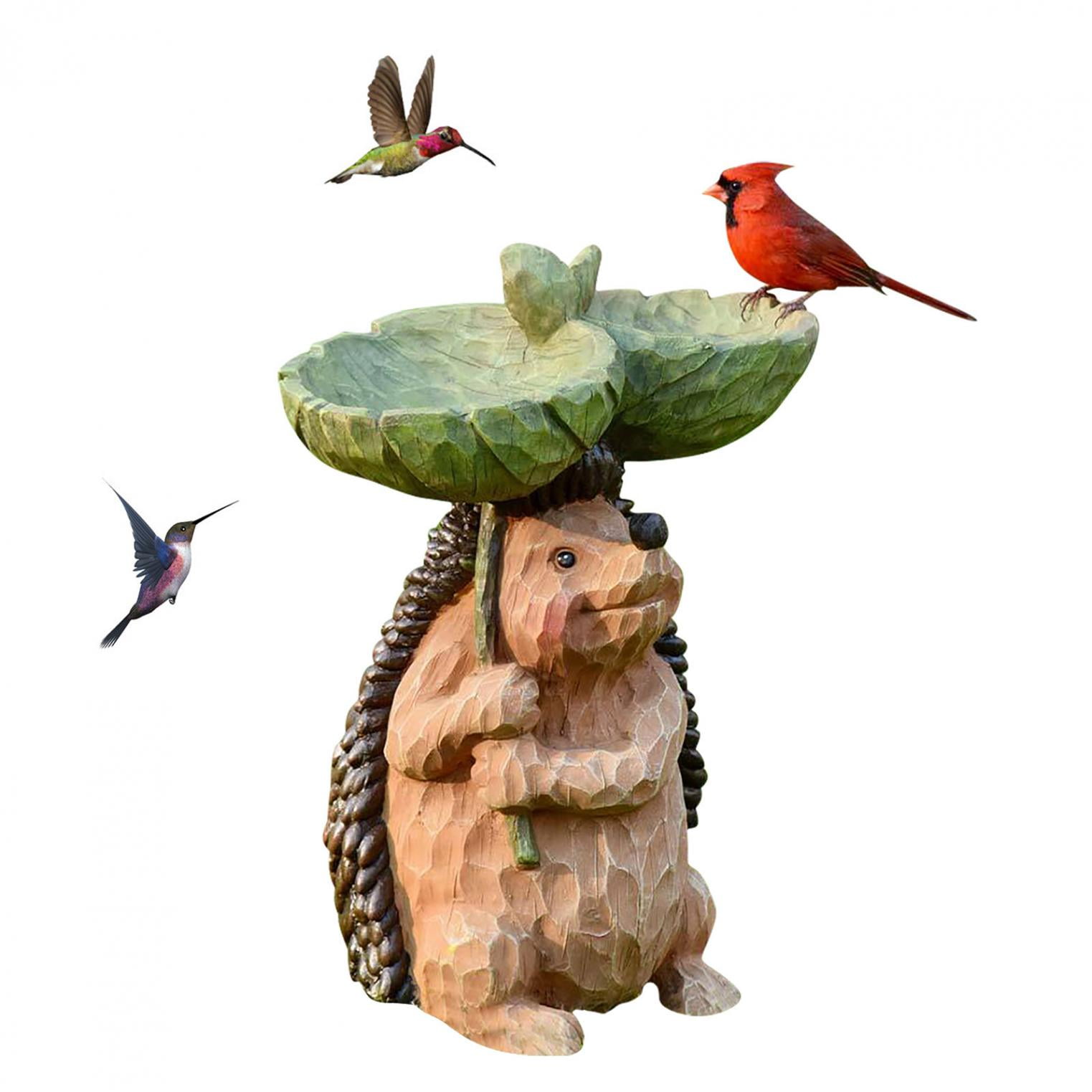 Wild Bird Bath Bowl for Outdoor Garden Decor