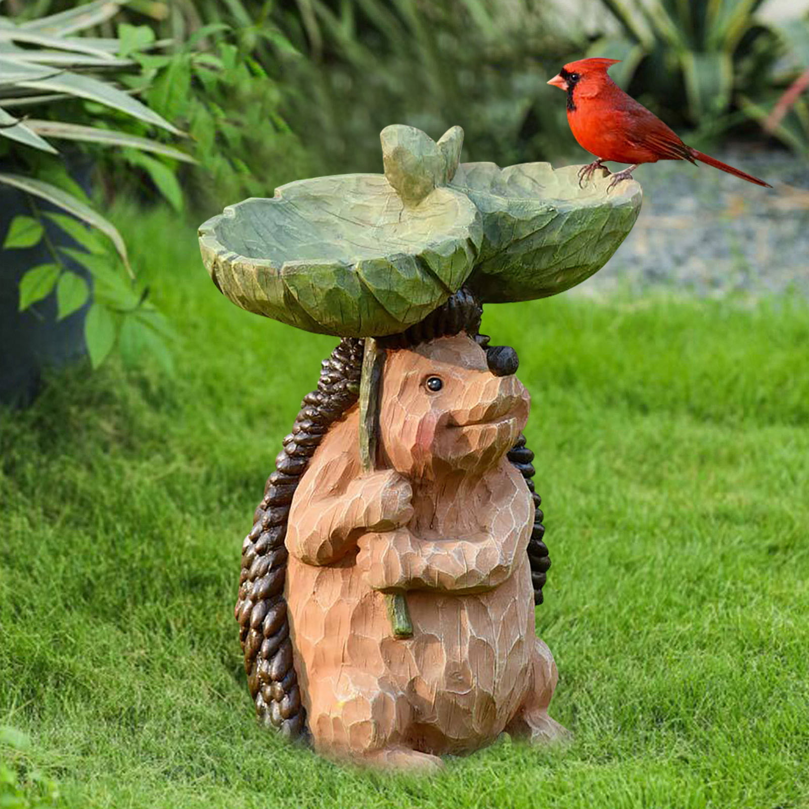 Wild Bird Bath Bowl for Outdoor Garden Decor