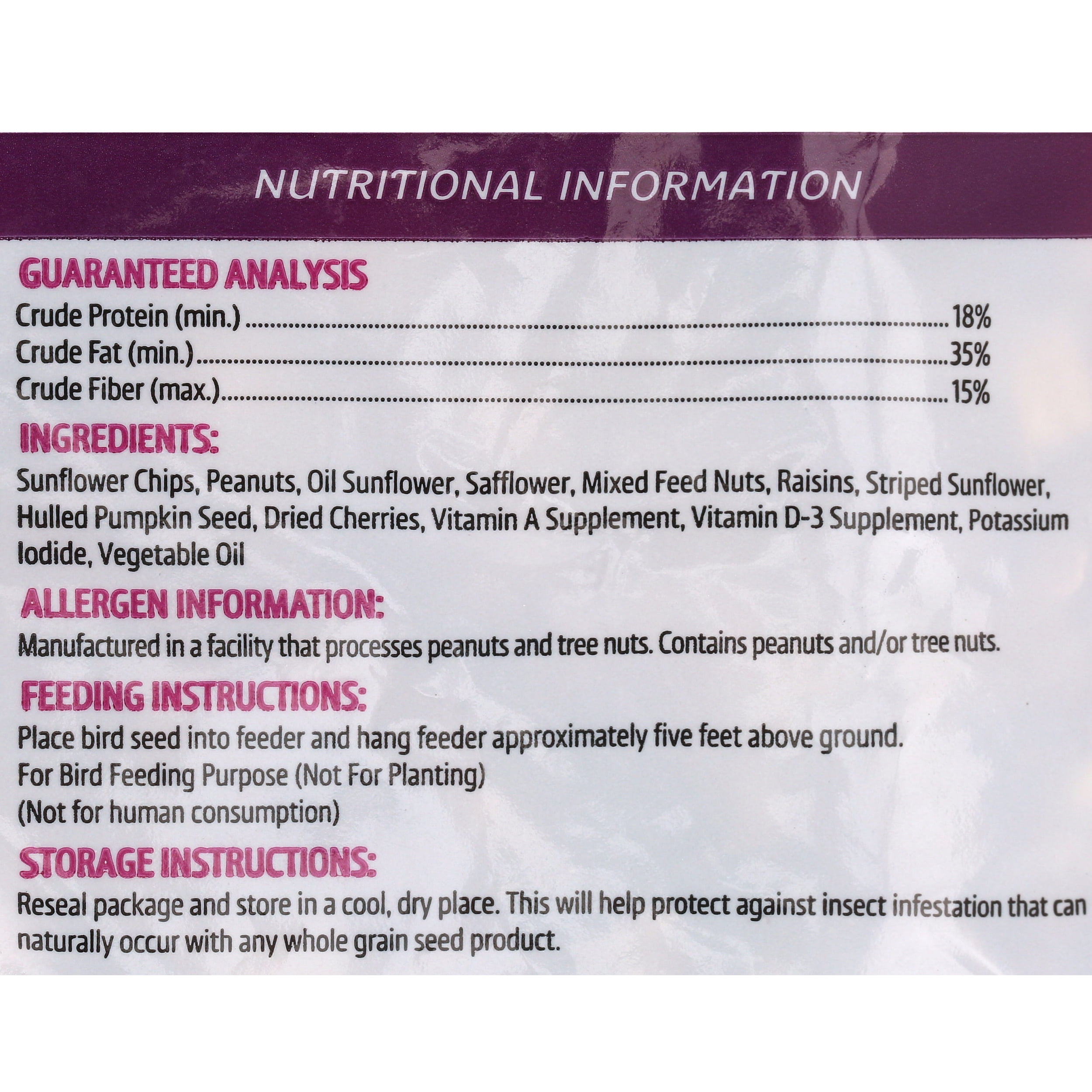 Pennington Fruit & Nut Wild Bird Seed Blend (2.5 lbs)