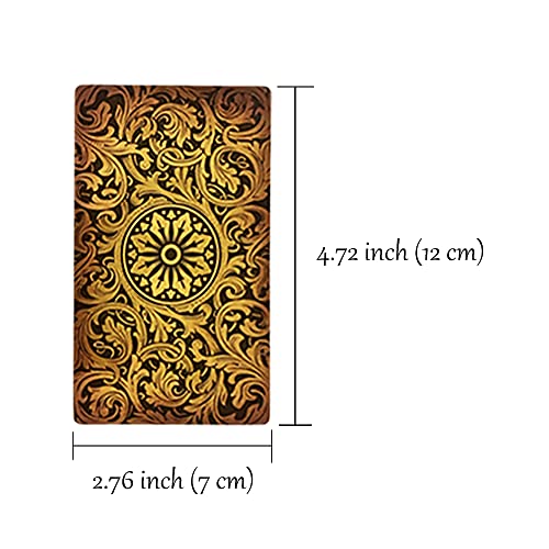 SUNHHX Waterproof Gold Foil Tarot Cards for Beginners