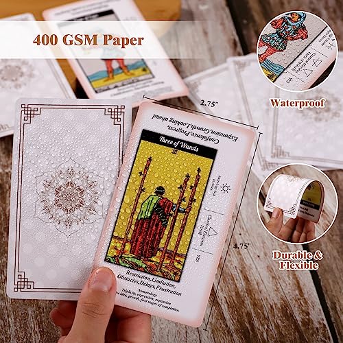 Erbacan Beginner Tarot Card Deck with Guidebook