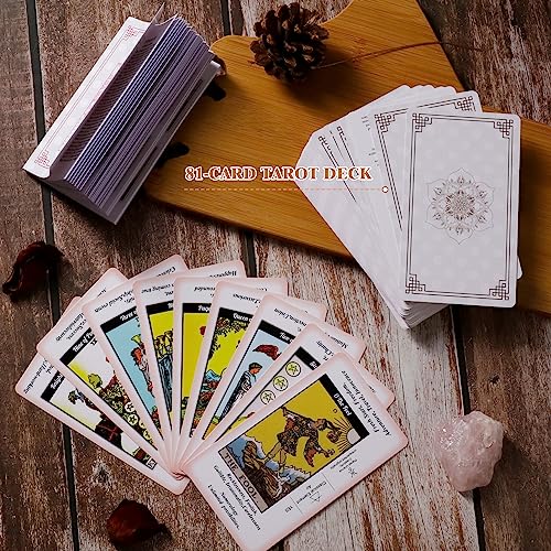 Erbacan Beginner Tarot Card Deck with Guidebook