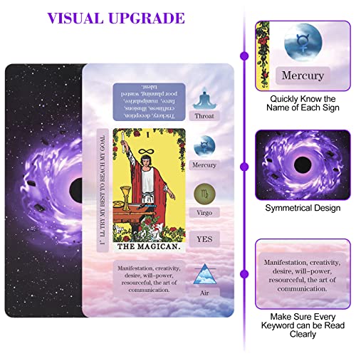 XSYLOHXL Beginners Tarot Deck Set with Meanings