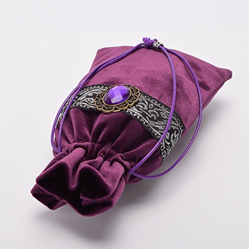 Purple Witch Altar Tarot Table Cloth with Pouch