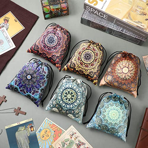 Velvet Drawstring Tarot Card Holder Bag - 6 Styles