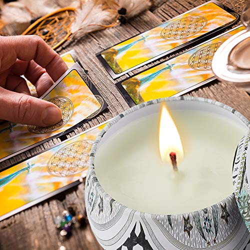 Scented Candles: 6-Pack, 180 Hour Burning, Essential Oil