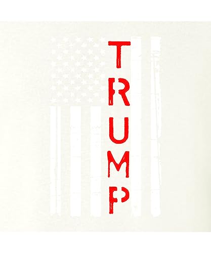 Trump 2024 Sweatshirt Hoodie - Small White Men's