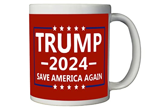 Trump 2024 Coffee Mug: Save America Again!