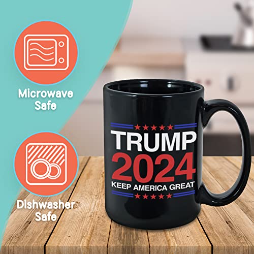 Trump 2024 Coffee Mug: Keep America Great!
