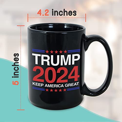 Trump 2024 Coffee Mug: Keep America Great!