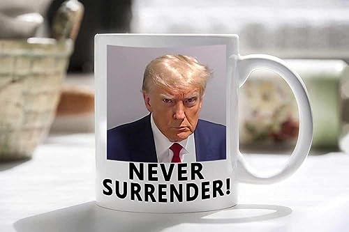 Trump 2024 Mug: Funny Police Mugshot Design - Double Sided