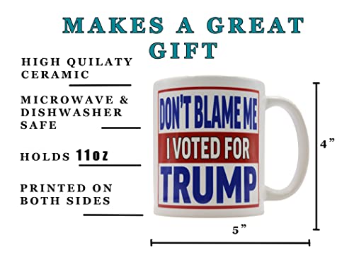 Trump 2024 Mug: Novelty Cup for Trump Supporters