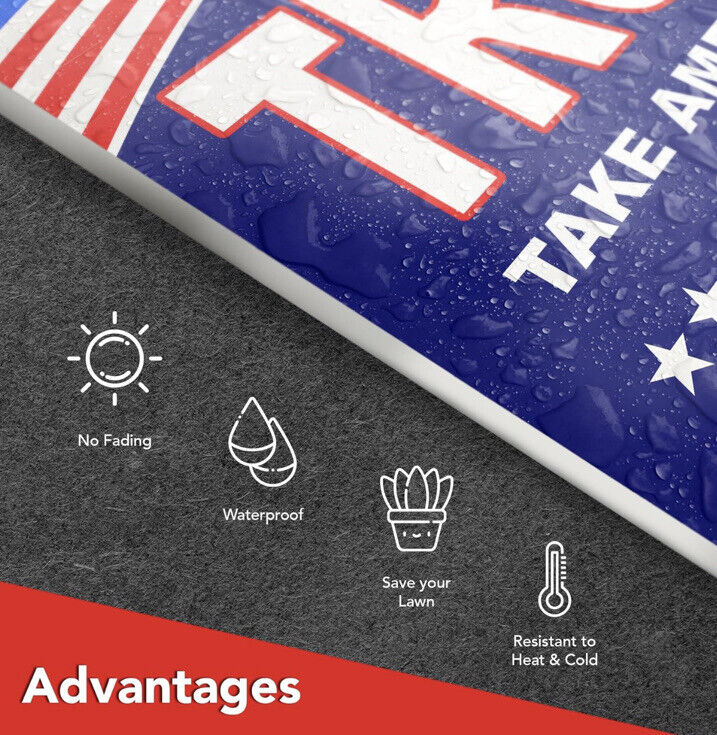 TRUMP 2024 Official Campaign Rally Sign Poster