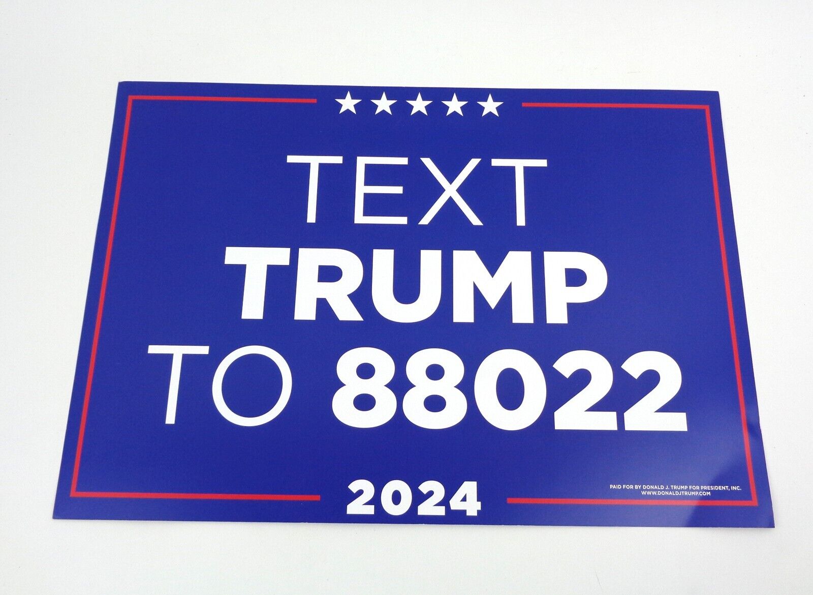 Trump 2024 Official Sign Poster - Make America Great Again