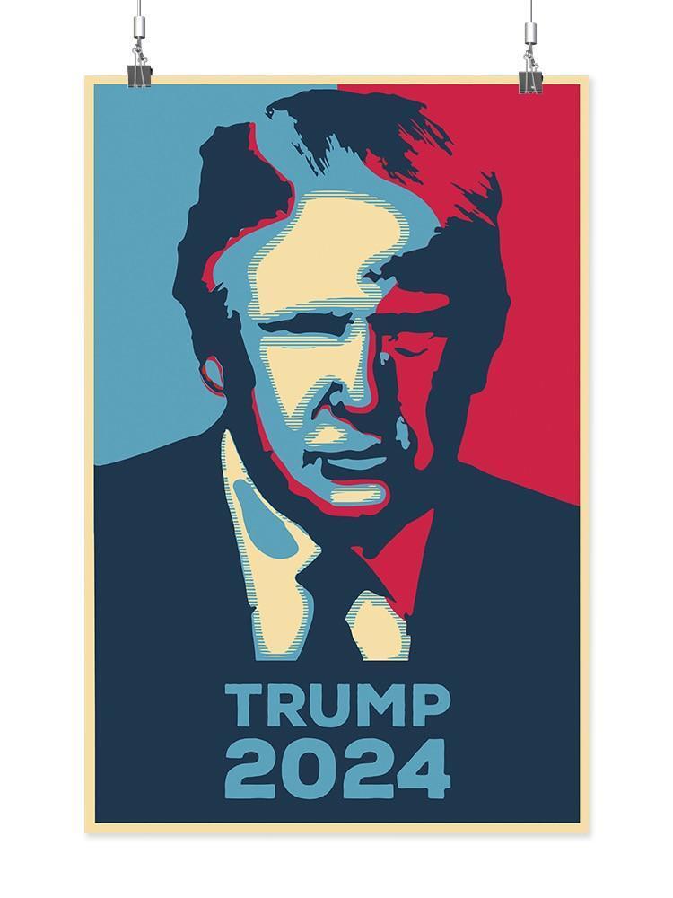 Stylish Trump 2024 Poster, Exclusively by SmartPrintsInk Designs